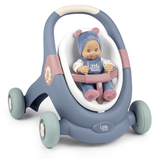 Smoby Baby Walker 3 in 1 + Baby Doll