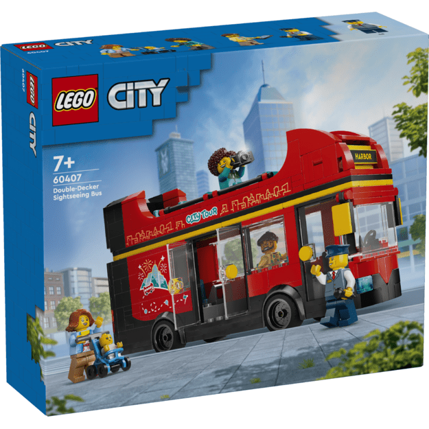 LEGO City Red Double-Decker Sightseeing Bus