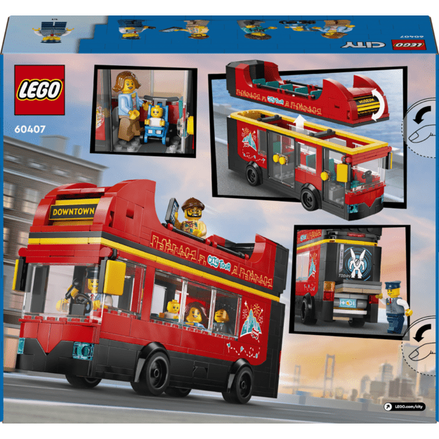 LEGO City Red Double-Decker Sightseeing Bus