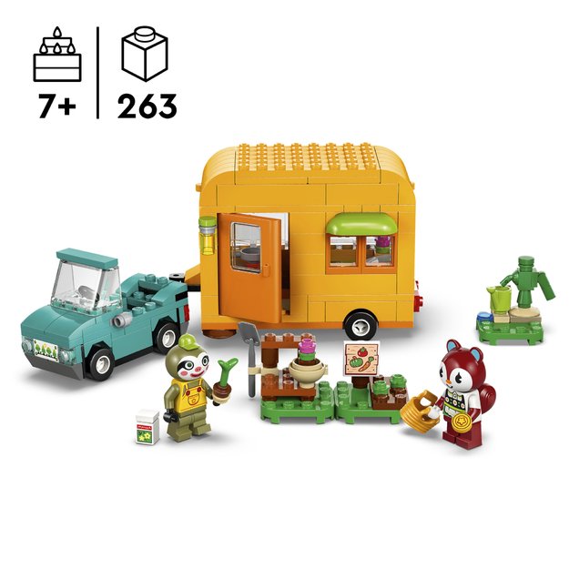 LEGO Animal Crossing Leif s Caravan & Garden Shop