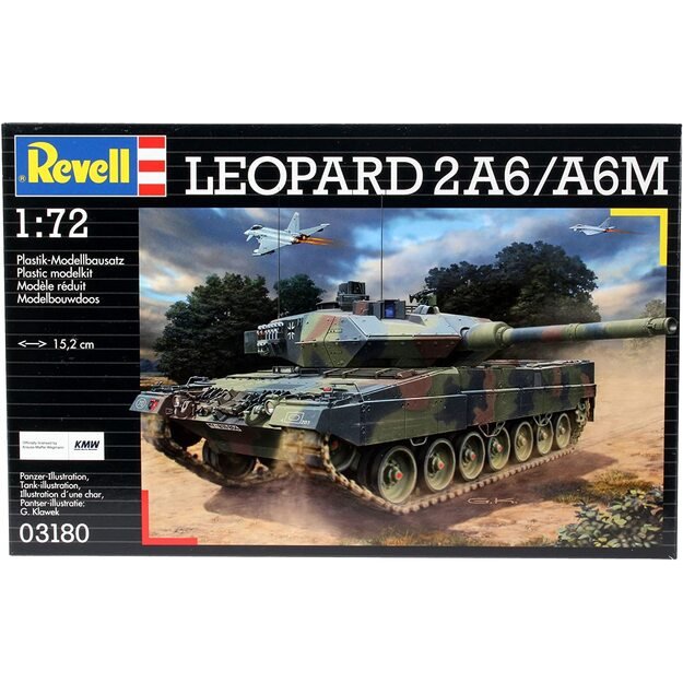 Revell plastic model Leopard 2 A6/A6M 1:72