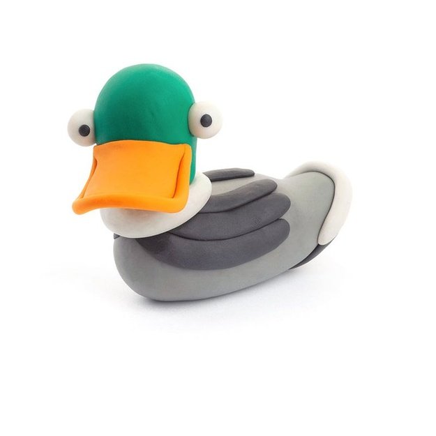 HEY CLAY Modeling Clay 15 Pieces: Farm Birds