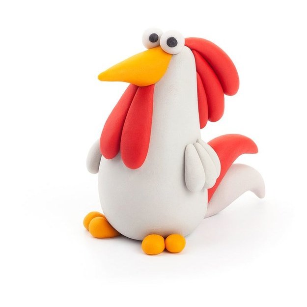 HEY CLAY Modeling Clay 15 Pieces: Farm Birds