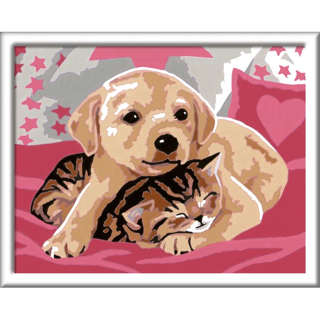 Ravensburger Paint by Numbers Blanket Friends