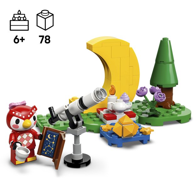 LEGO Animal Crossing Stargazing with Celeste
