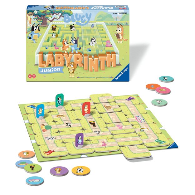 Ravensburger Board Game: Junior Labyrinth Bluey 