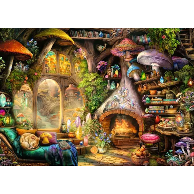 Ravensburger Puzzle 1000 Pieces: Mushroom Cottage