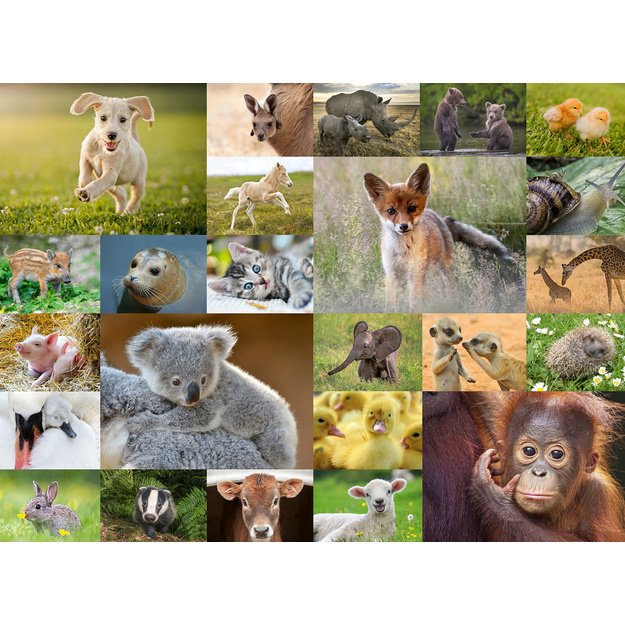 Ravensburger Puzzle 200 pc Baby Animals