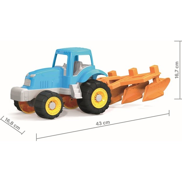 Androni Millennium tractor with functional plow