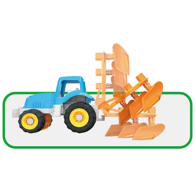 Androni Millennium tractor with functional plow