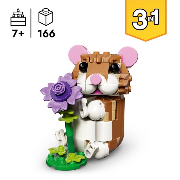LEGO Creator Cute Hamster with a Flower