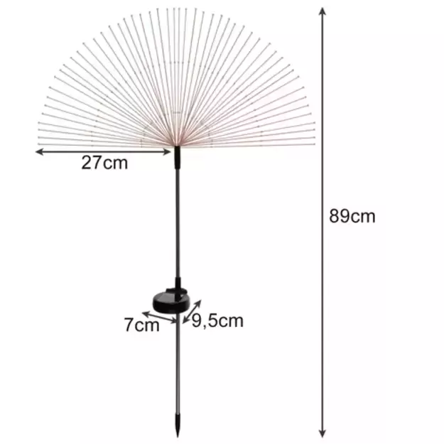 Gardlov 23561 saulės sodo lempa - kiaulpienės