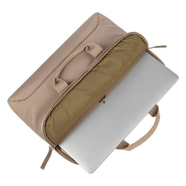 „Tucano Smilza Super Slim Bag“ – „MacBook Air 15“ / „Air“ / „Pro 13“ / „Notebook 13/14“ krepšys (smėlio spalvos) 8