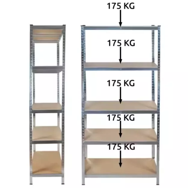 Sandėlio lentyna 220x100x45 Malatec 23766