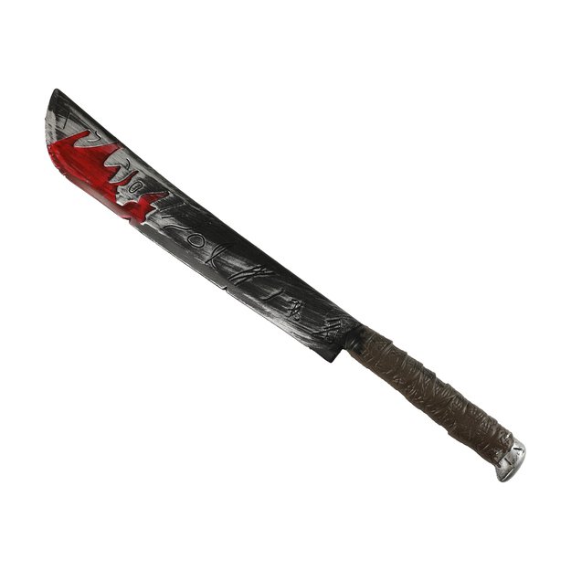 Mačetė su krauju Helovinas 74 cm 1