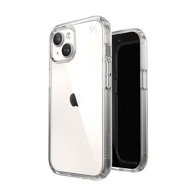 Speck Presidio Perfect-Clear – dėklas, skirtas iPhone 15 / iPhone 14 / iPhone 13 (Clear)