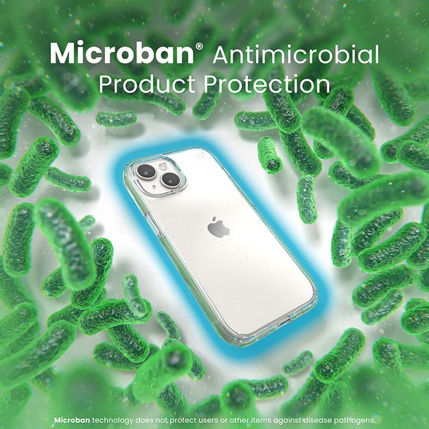 Speck Presidio Perfect-Clear – dėklas, skirtas iPhone 15 / iPhone 14 / iPhone 13 (Clear) 8