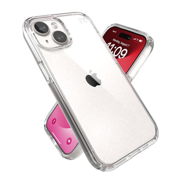 Speck Presidio Perfect-Clear – dėklas, skirtas iPhone 15 / iPhone 14 / iPhone 13 (Clear) 7