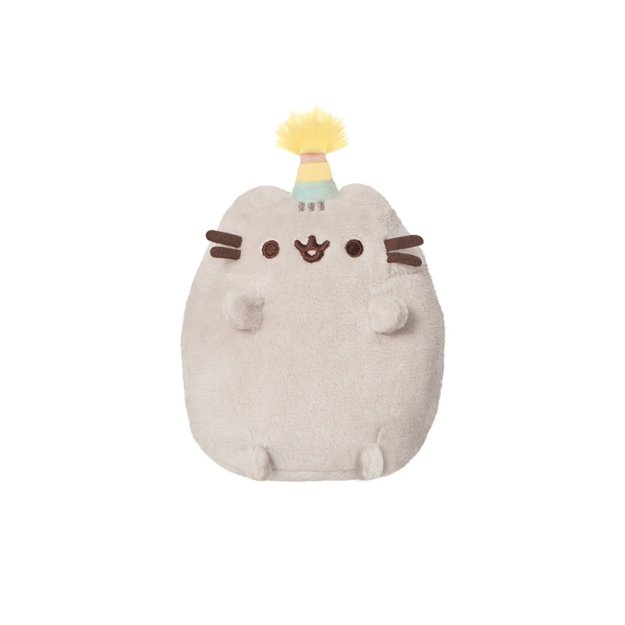 Pusheen - pliušinis talismanas gimtadienio kepurė 14 cm 1