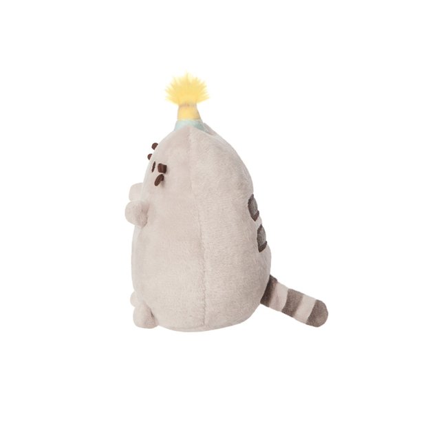 Pusheen - pliušinis talismanas gimtadienio kepurė 14 cm