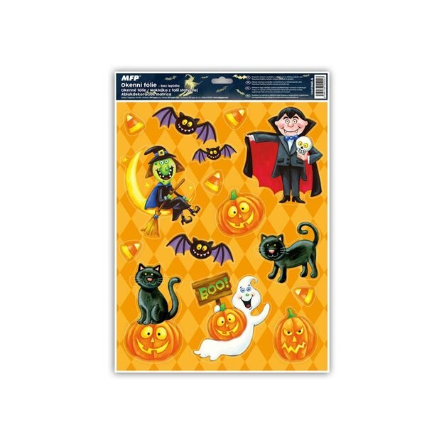 Window film Halloween glitter HA001 4