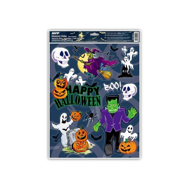 Window film Halloween glitter HA001 5