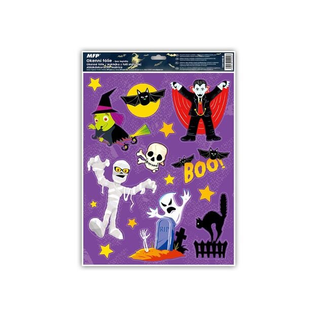 Window film Halloween glitter HA001 3