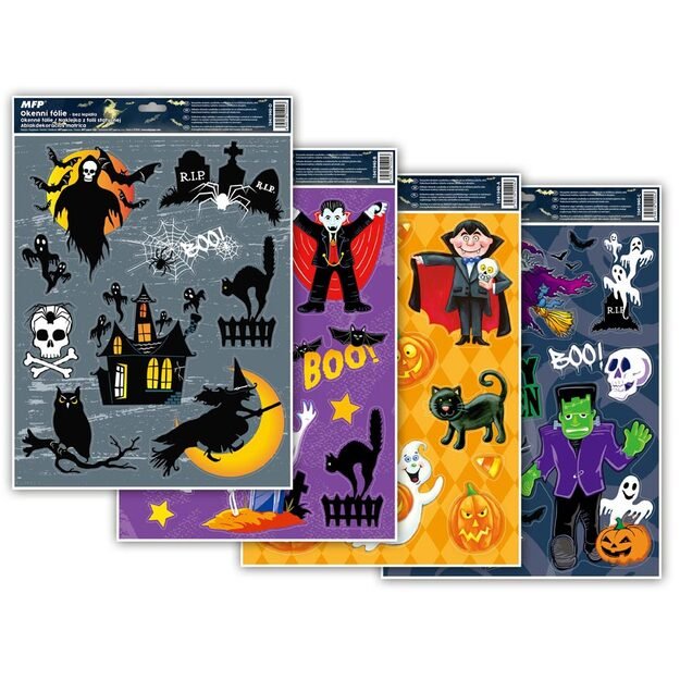 Window film Halloween glitter HA001 1