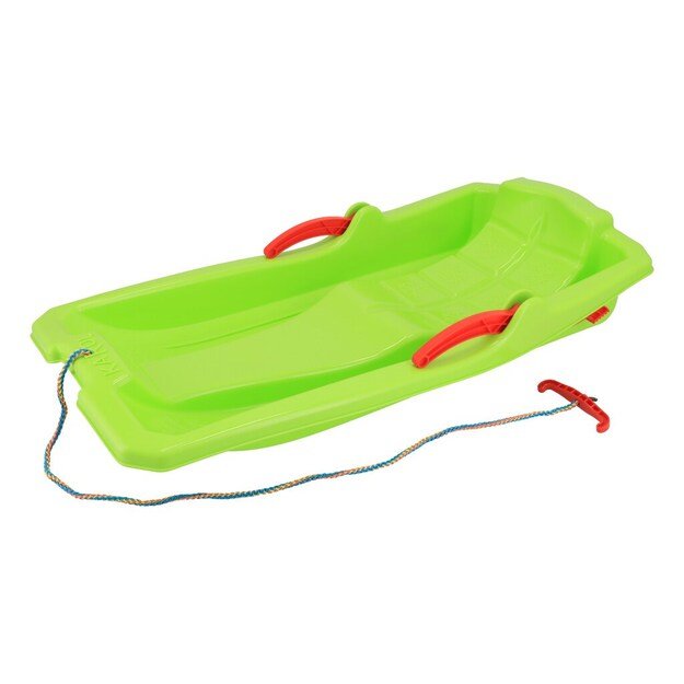 Plastikinis bobslejas su stabdžiais Baby Mix KAROL žalias