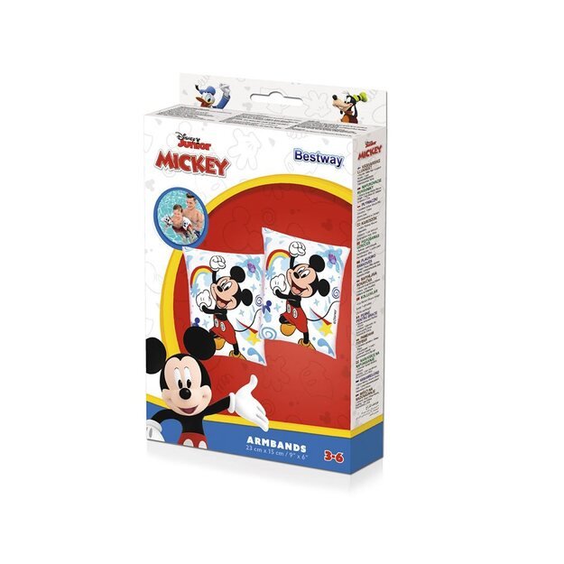 Bestway Mickey and friends pripučiamos rankovės vaikams