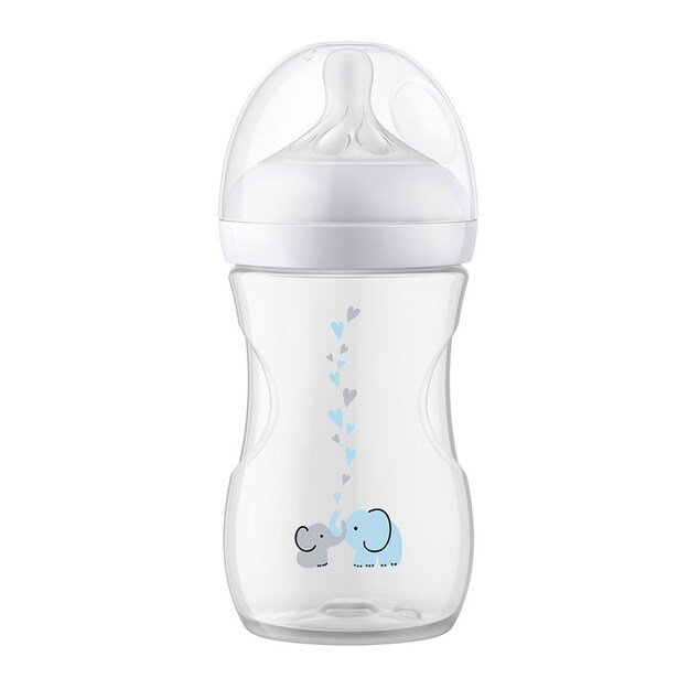 Avent Natural Response buteliukas su Air Free vožtuvu 260 ml +1m dramblys