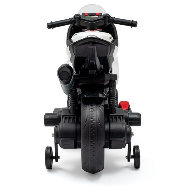 Vaikiškas elektrinis motociklas Baby Mix Supersport baltas 2