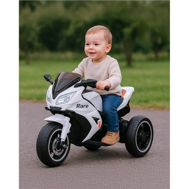 Vaikiškas elektrinis motociklas Baby Mix Rare baltas