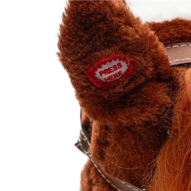 Hobby Horse su garsu ir ratais Bruno Baby Mix Brown