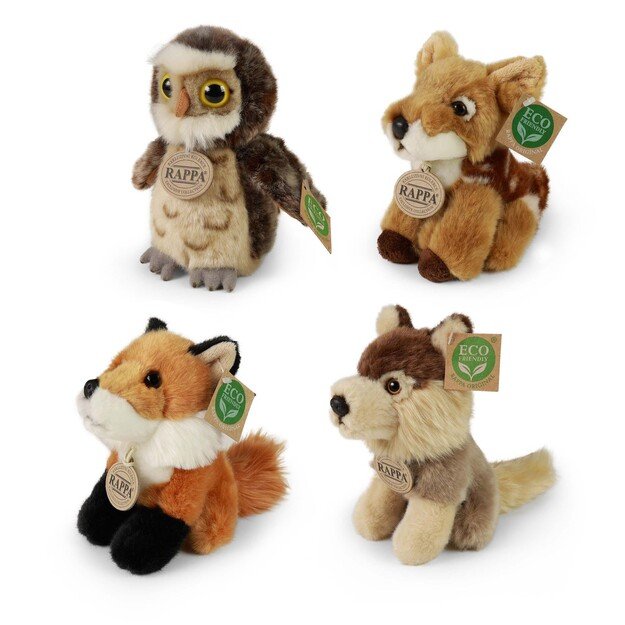 Plush wild animals assort 16 cm ECO-F.