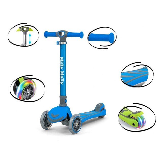 Milly Mally Scooter Boogie mėlyna 1