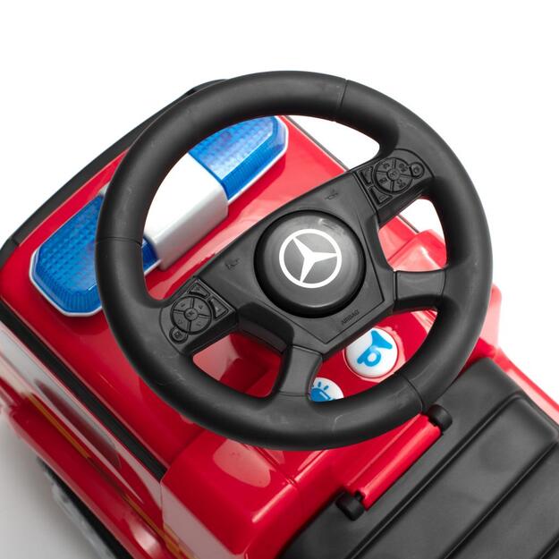 Kūdikių šokinukas su garsu Mercedes Baby Mix HASICI raudonas