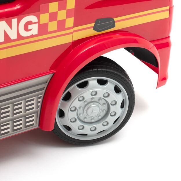 Kūdikių šokinukas su garsu Mercedes Baby Mix HASICI raudonas