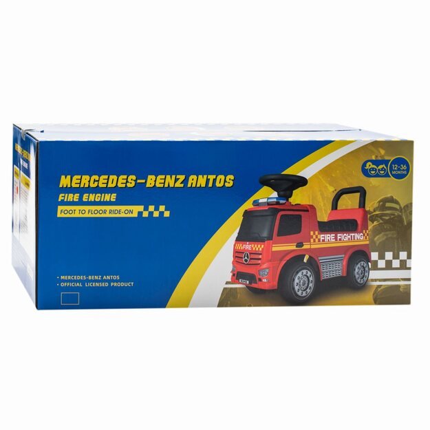 Kūdikių šokinukas su garsu Mercedes Baby Mix HASICI raudonas