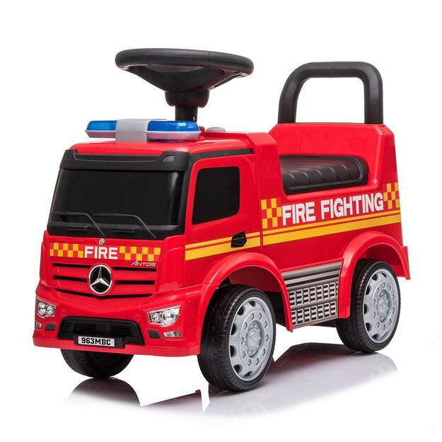 Kūdikių šokinukas su garsu Mercedes Baby Mix HASICI raudonas