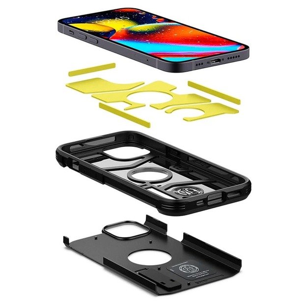 Spigen Tough Armor – dėklas, skirtas iPhone 13 (juodas)