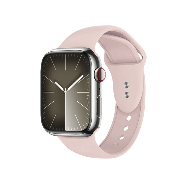 Crong Liquid – dirželis Apple Watch 38/40/41/42 mm (smėlio rožinis)