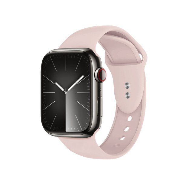 Crong Liquid – dirželis Apple Watch 38/40/41/42 mm (smėlio rožinis)