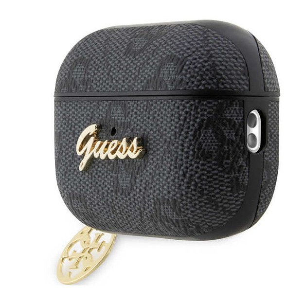 Guess 4G Charm Collection – dėklas, skirtas Apple AirPods Pro 2 (juodas)