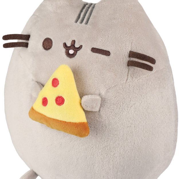 Pusheen - pliušinis talismanas su pica 24 cm 5 Pusheen - pliušinis talismanas su pica 24 cm 5