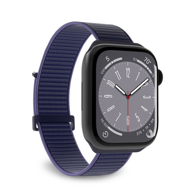 PURO Nylon Sport – Apple Watch apyrankė 42/44/45/49 mm (tamsiai mėlyna) 7