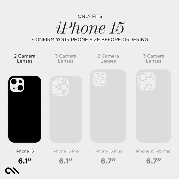 Case-Mate Karat MagSafe – dėklas, skirtas iPhone 15 / iPhone 14 / iPhone 13, dekoruotas perlamutru (Perlamutro prisilietimas)