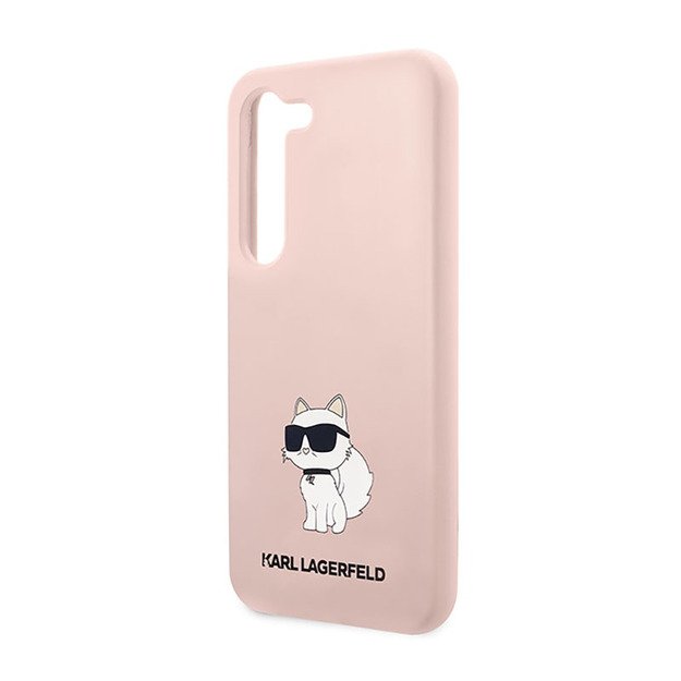 Karl Lagerfeld Silicone NFT Choupette – dėklas, skirtas Samsung Galaxy S23+ (rožinis)