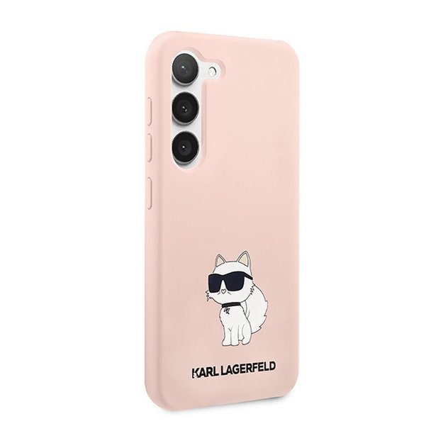 Karl Lagerfeld Silicone NFT Choupette – dėklas, skirtas Samsung Galaxy S23+ (rožinis)