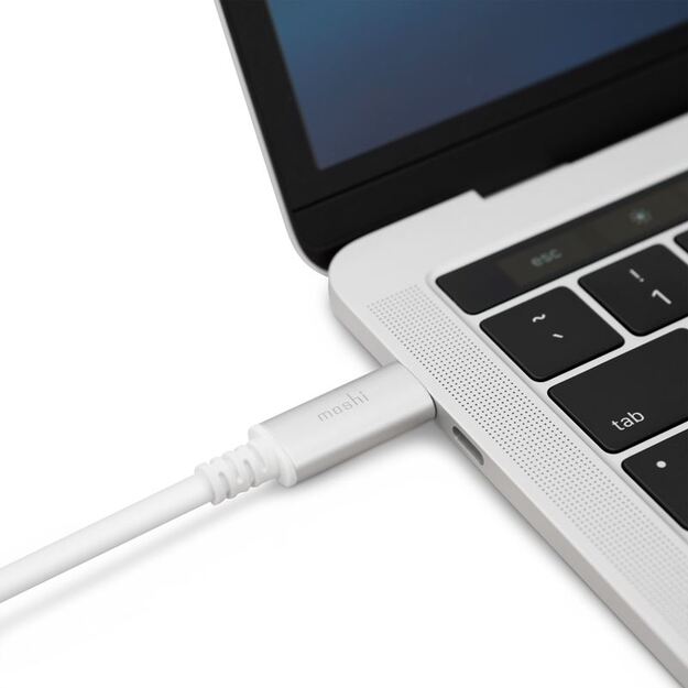 Moshi USB-C į DisplayPort 1,5 m, 5K (baltas) laidas